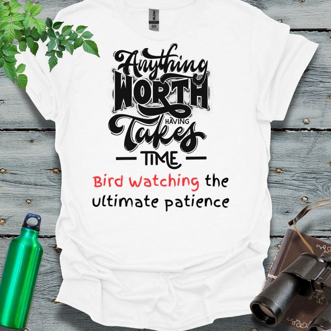 Birding patience T-Shirt - Swooply Shop