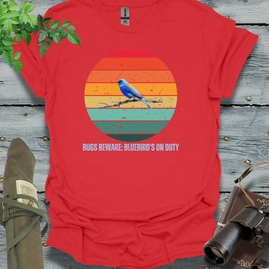 Bluebird Bugs Beware T-Shirt - Swooply Shop