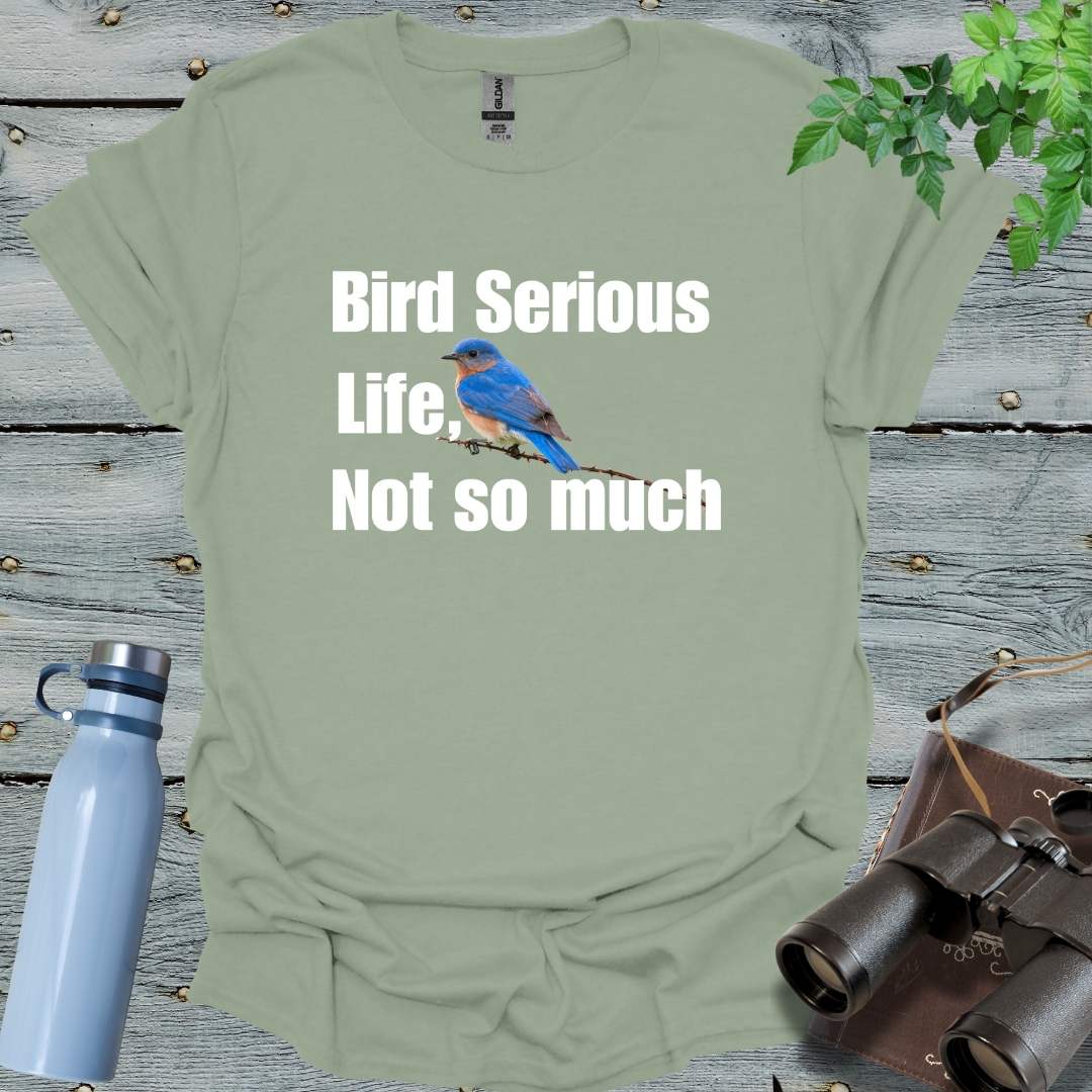 Bluebird Serious T-Shirt - Swooply Shop