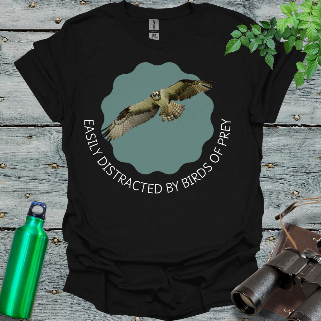 Easily Distracted by Hawks T-Shirt - Swooply Shop