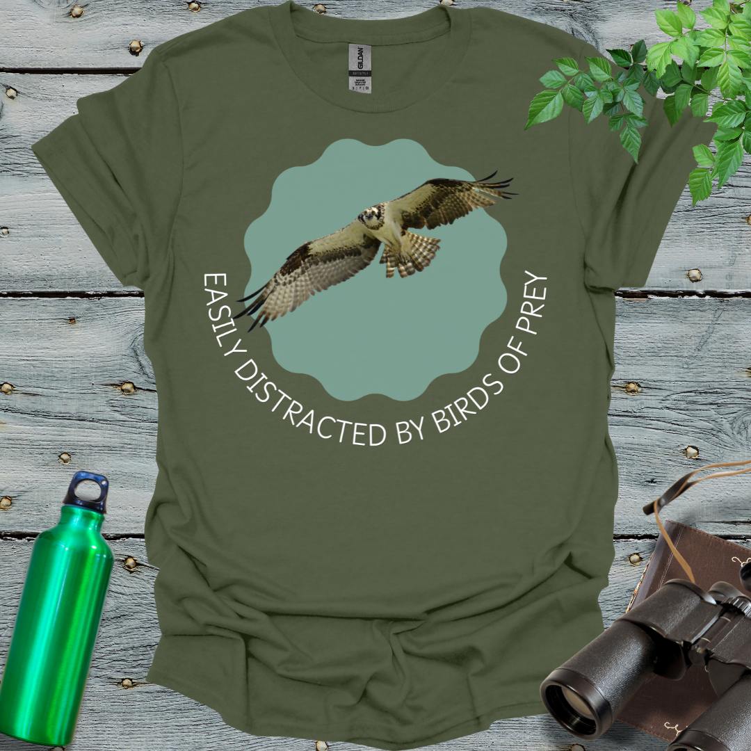 Easily Distracted by Hawks T-Shirt - Swooply Shop