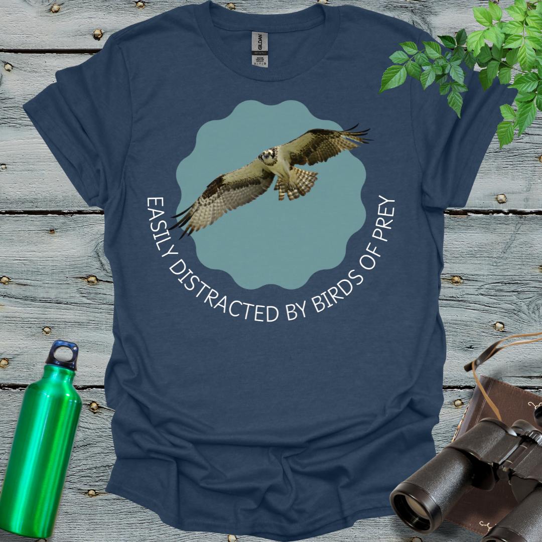 Easily Distracted by Hawks T-Shirt - Swooply Shop