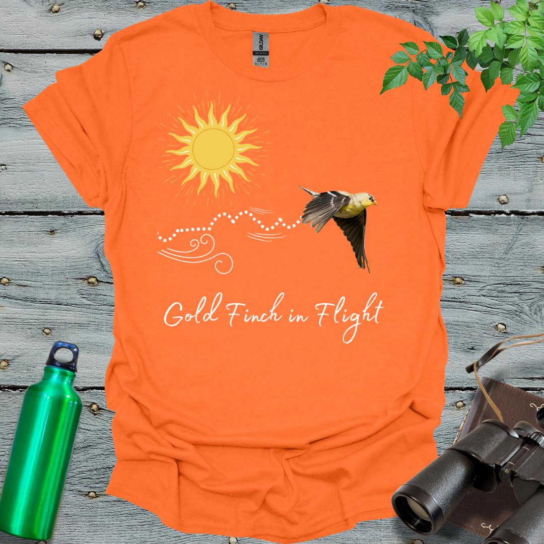 Goldfinch Flight T-Shirt - Swooply Shop