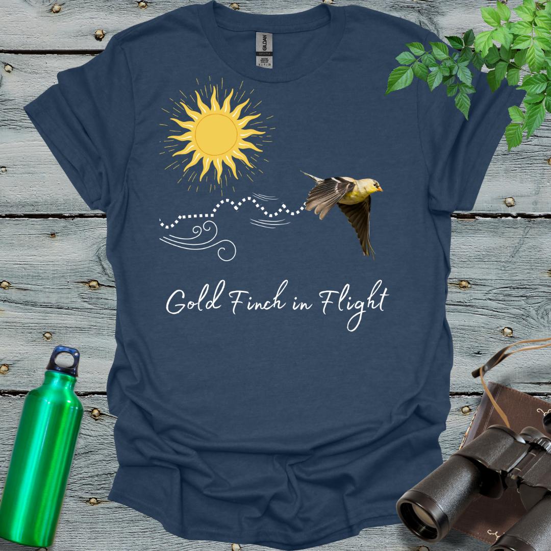 Goldfinch Flight T-Shirt - Swooply Shop