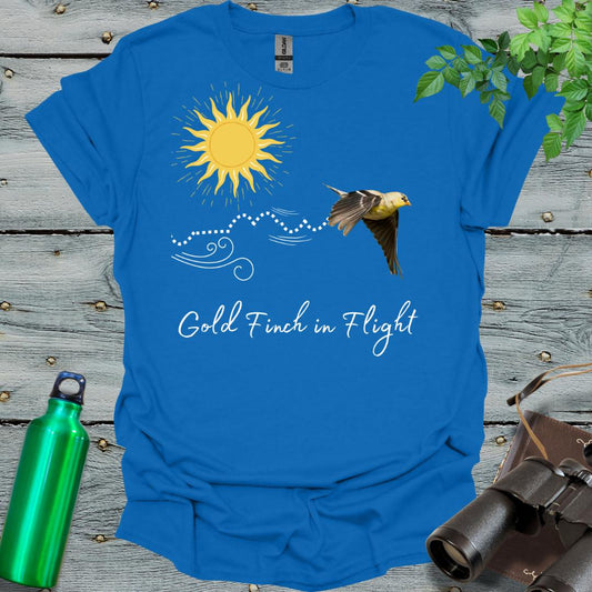 Goldfinch Flight T-Shirt - Swooply Shop