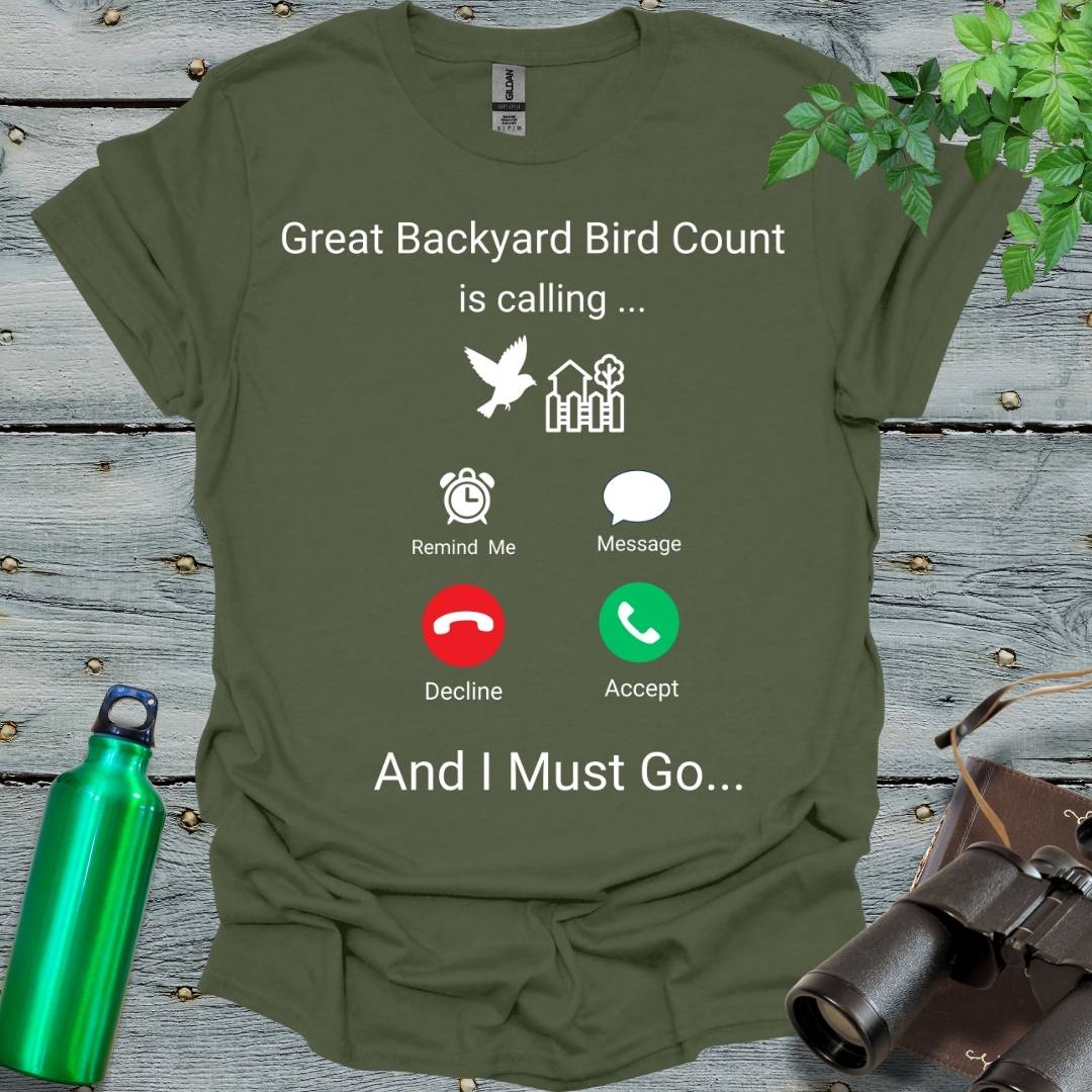 Great Backyard Count T-Shirt - Swooply Shop