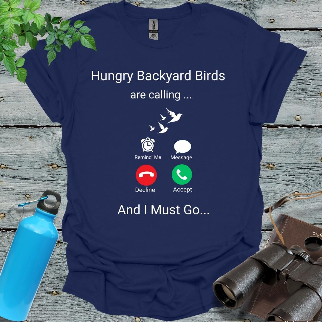 Hungry Backyard Birds T-Shirt - Swooply Shop