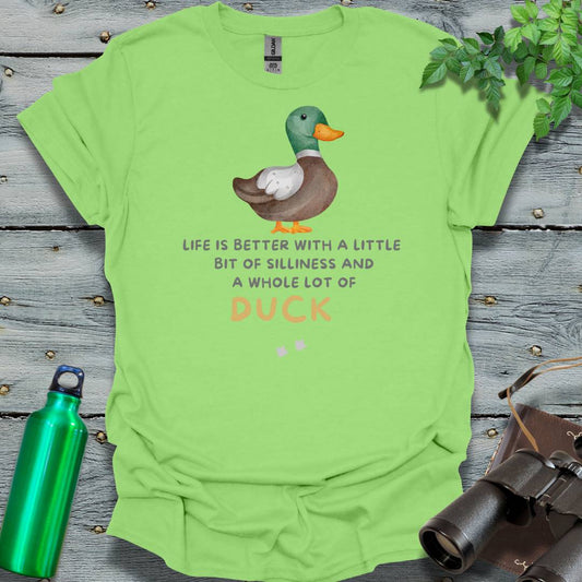 Life is better with Duck T-Shirt - Swooply Shop