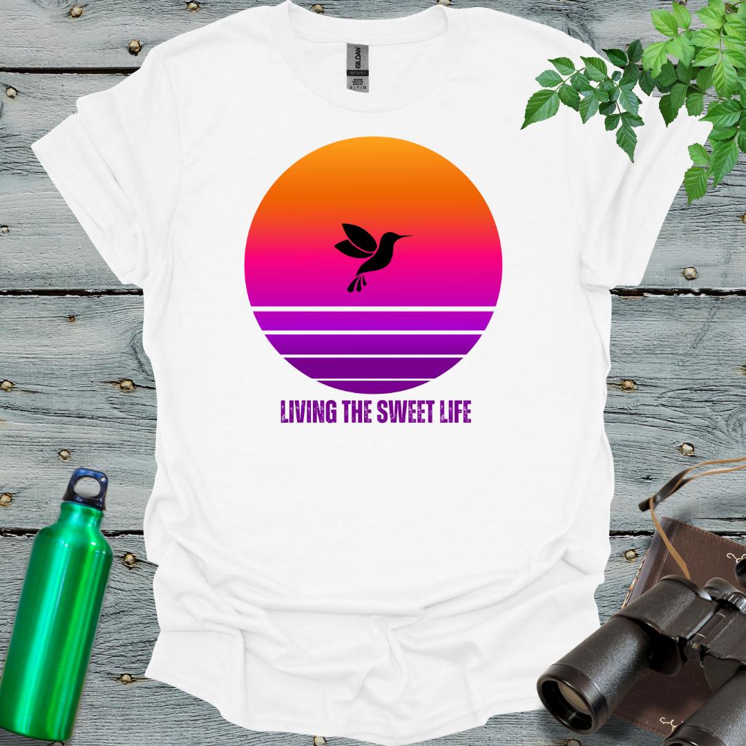 Living the sweet hummingbird life T-Shirt - Swooply Shop