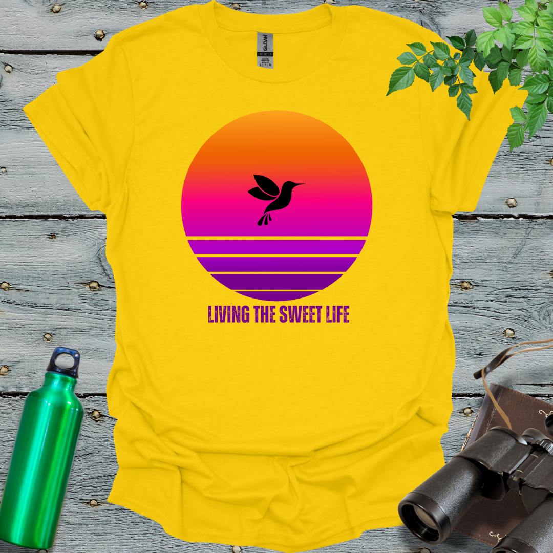 Living the sweet hummingbird life T-Shirt - Swooply Shop