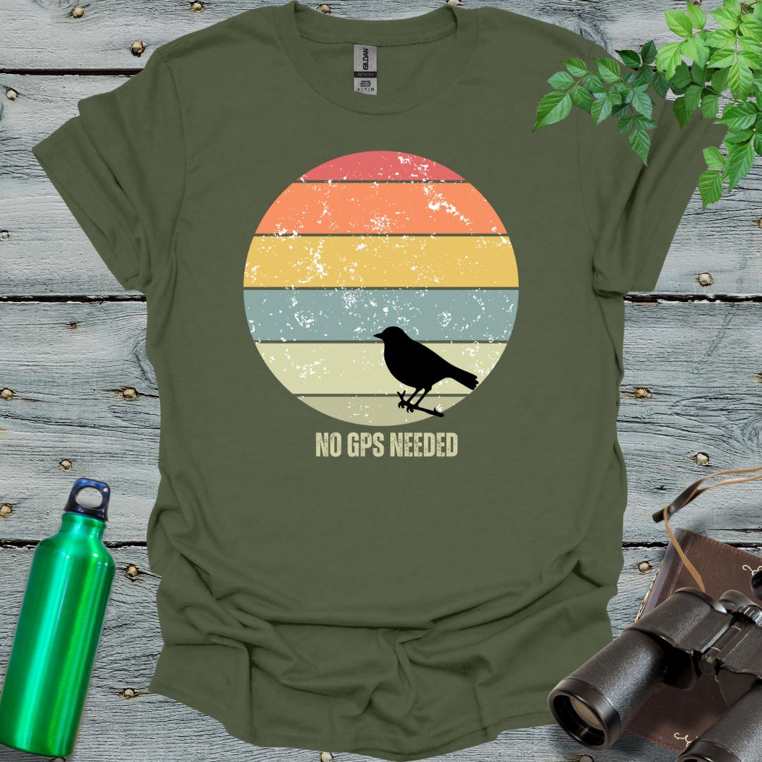 Needs NO GPS T-Shirt - Swooply Shop