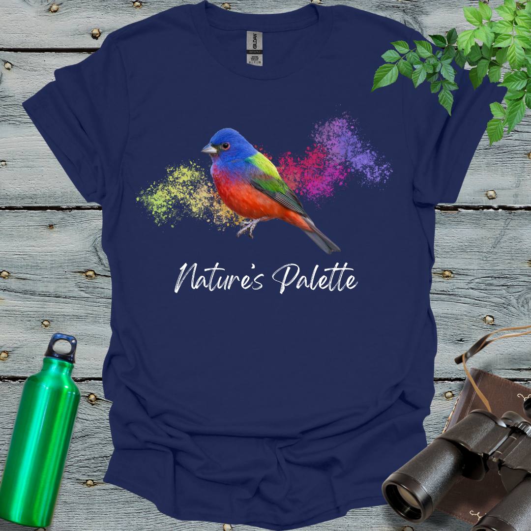 Painted Bunting Color Palette T-Shirt - Swooply Shop