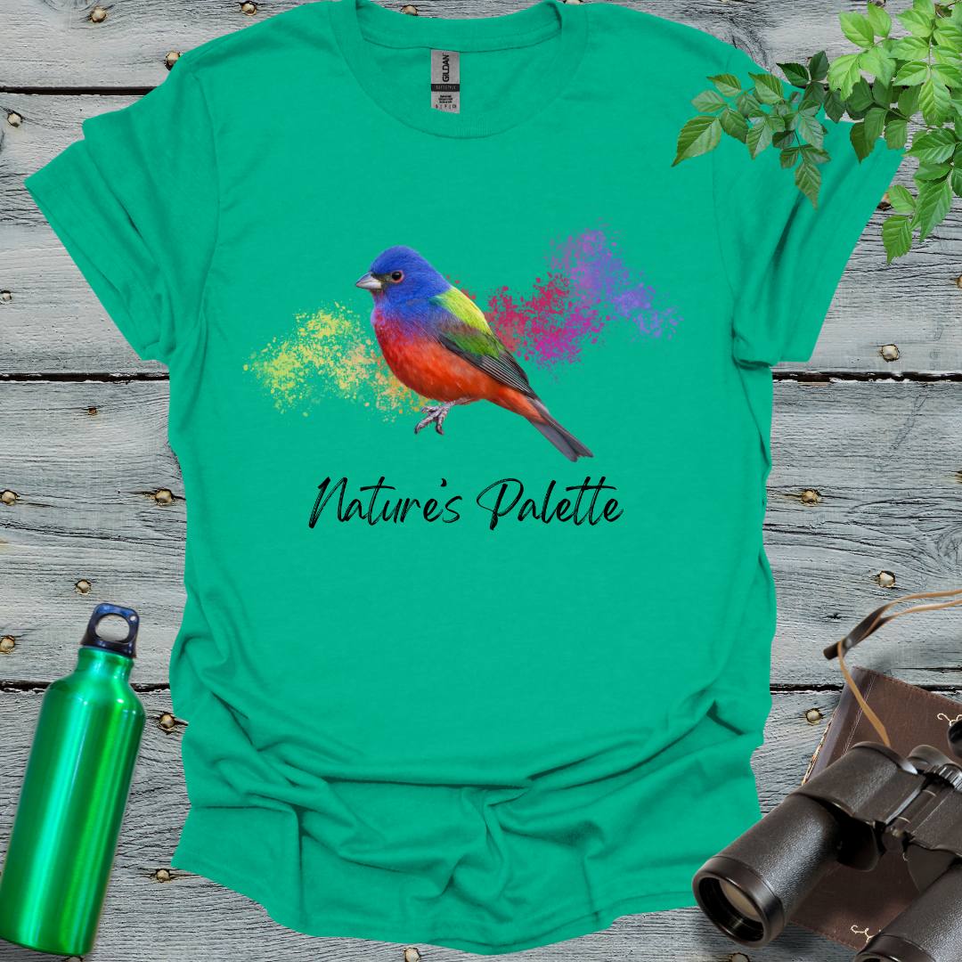 Painted Bunting Color Palette T-Shirt - Swooply Shop