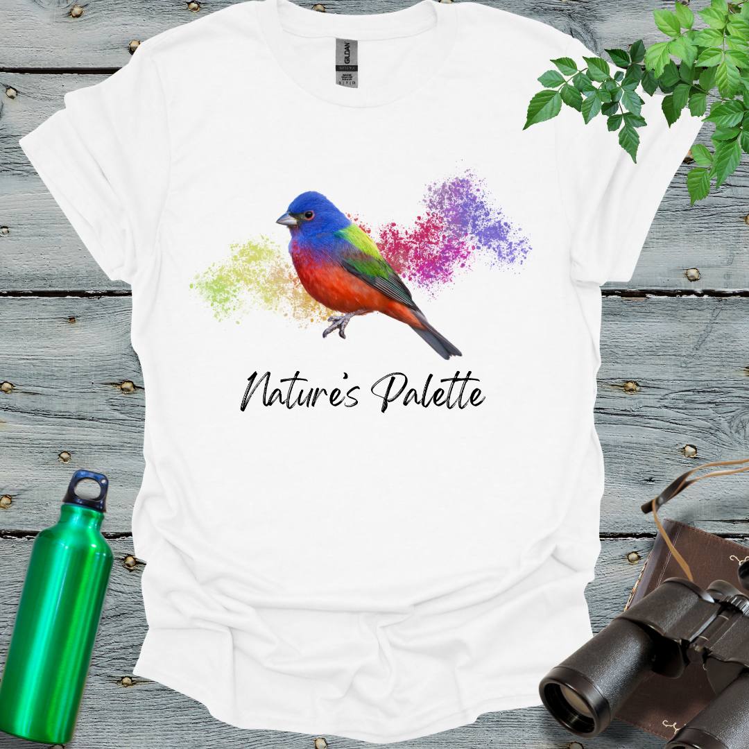 Painted Bunting Color Palette T-Shirt - Swooply Shop