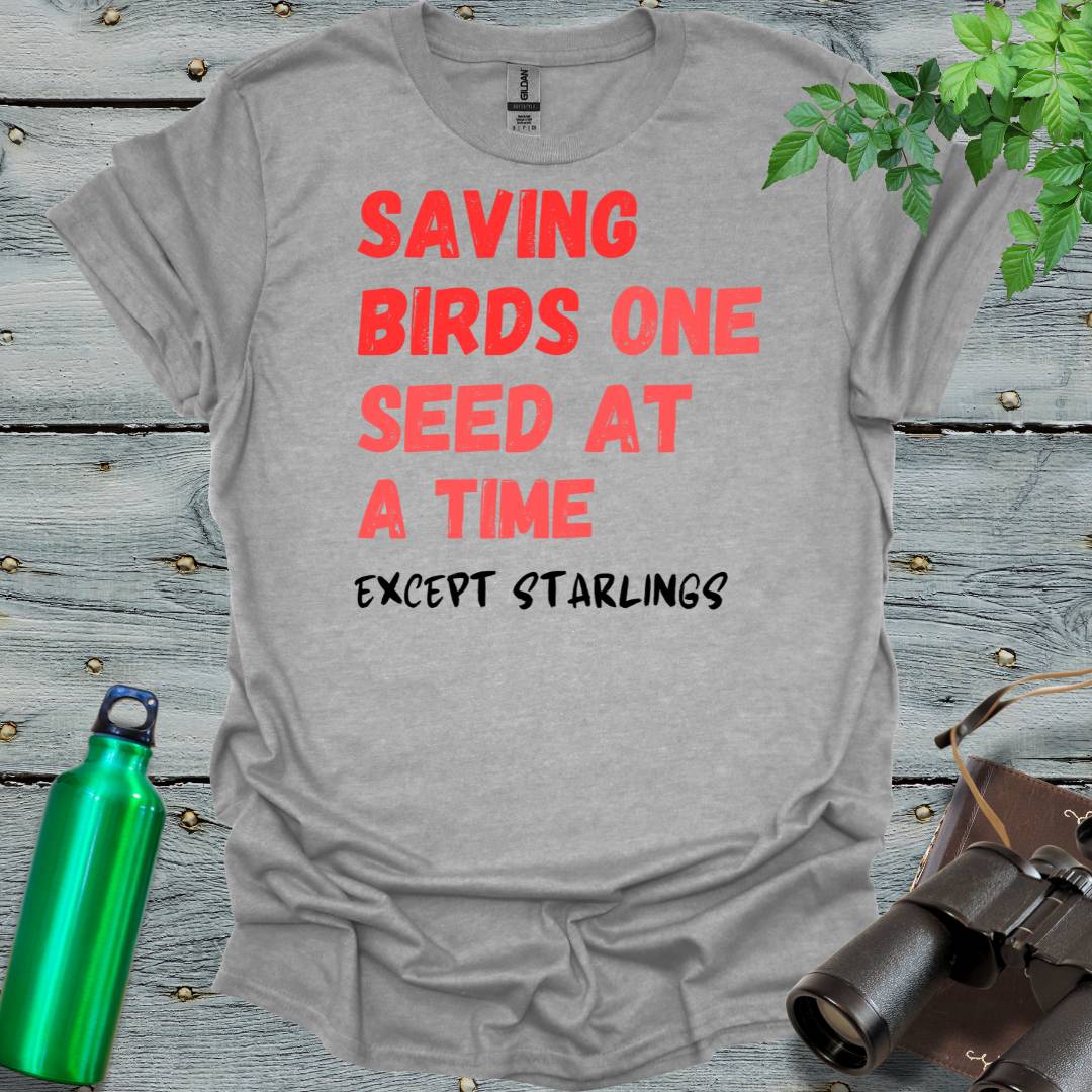 SAVE the Birds, No Starling T-Shirt - Swooply Shop