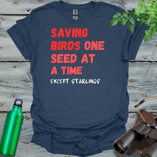 SAVE the Birds, No Starling T-Shirt - Swooply Shop