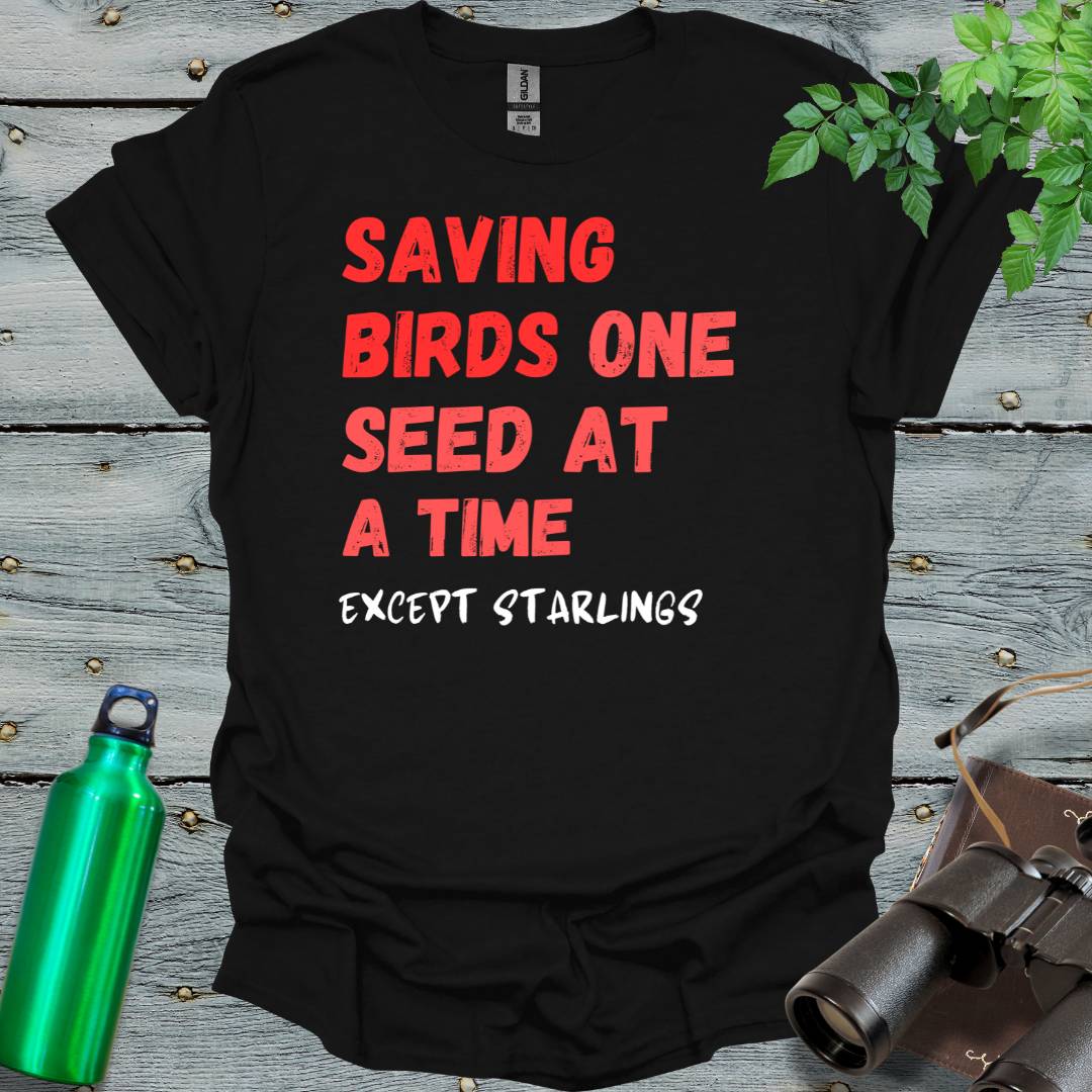 SAVE the Birds, No Starling T-Shirt - Swooply Shop