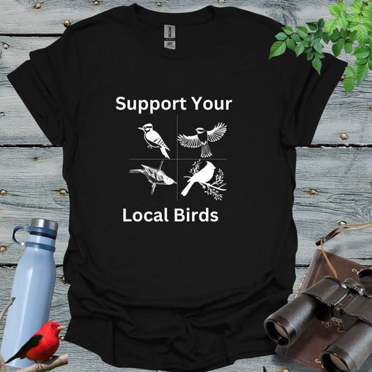 Support Birds T-Shirt - Swooply Shop