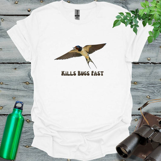 Swallows Kill Bugs T-Shirt - Swooply Shop