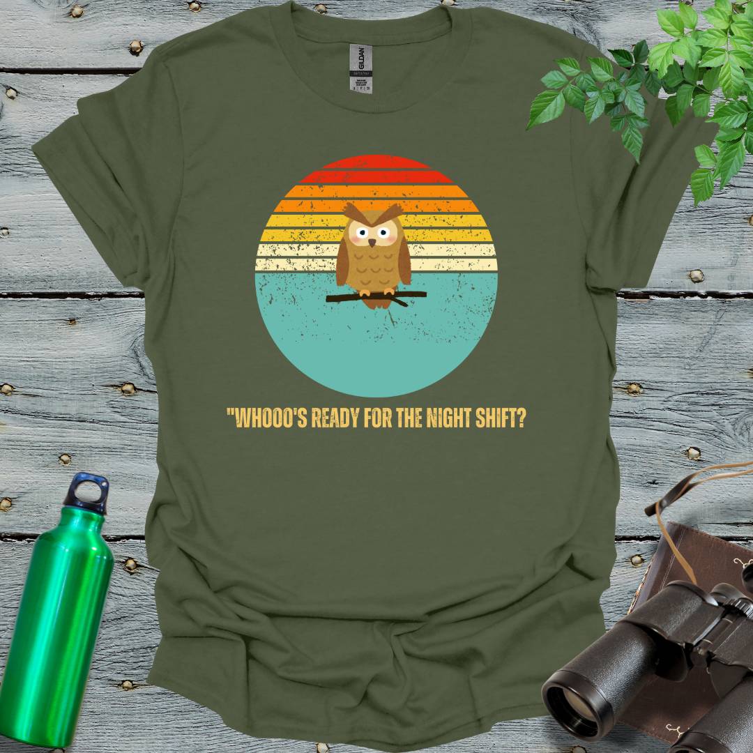 Whoo needs sleep? T-Shirt - Swooply Shop