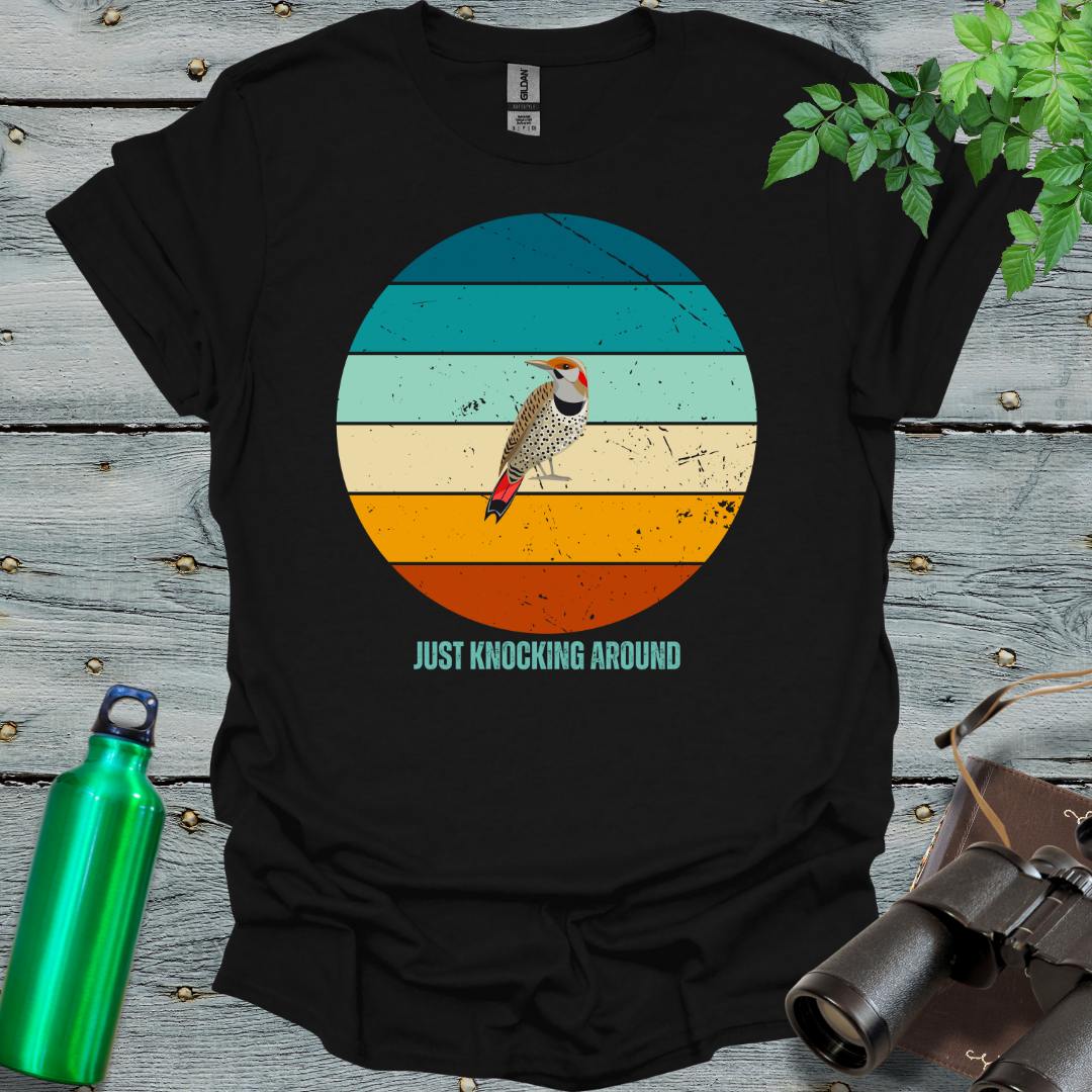 Woodpecker Knockin around T-Shirt - Swooply Shop